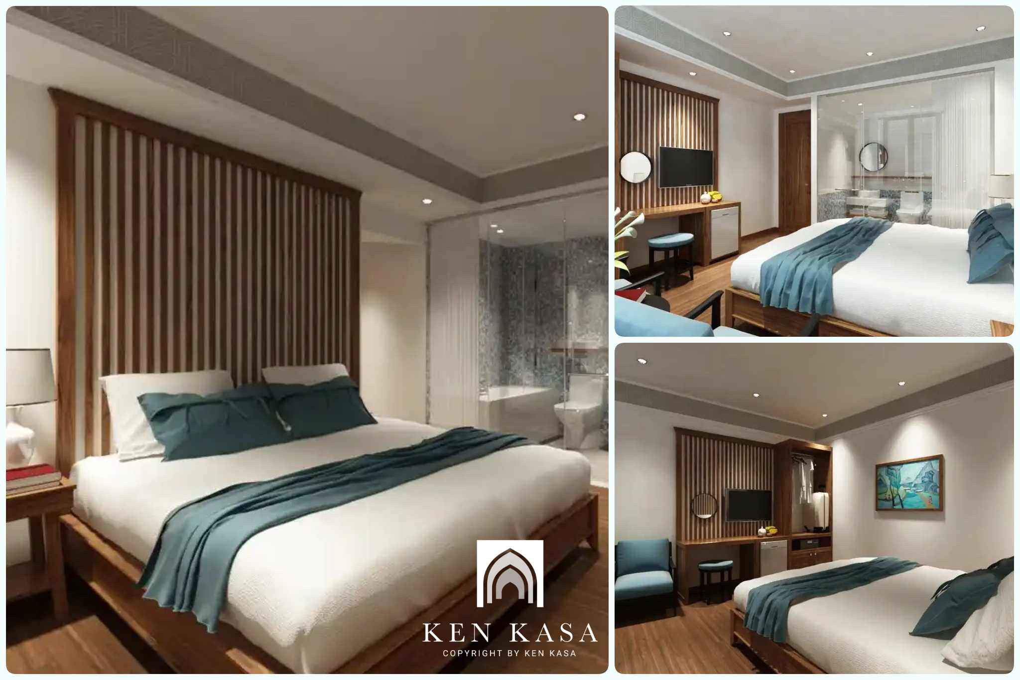 Mẫu phòng ngủ khách sạn hiện đại Tam Cốc Condeluz Boutique hotel 